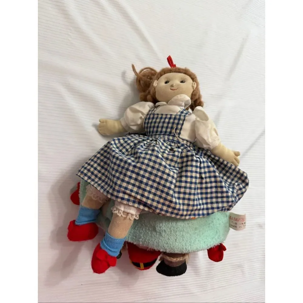 Wizard Of Oz Reversible Doll Plush Dorothy Tin Man Scarecrow VTG Topsy Turvy